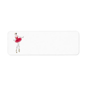 Nutcracker Ballet Dancer Kerstmis Etiket