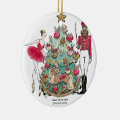 Nutcracker Ballet Dancer Kerstmis Keramisch Ornament (Rechts)