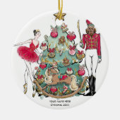 Nutcracker Ballet Dancer Kerstmis Keramisch Ornament (Voorkant)