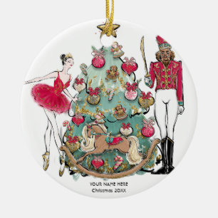 Nutcracker Ballet Dancer Kerstmis Keramisch Ornament