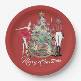 Nutcracker Ballet Dancer Kerstmis Papieren Bordje