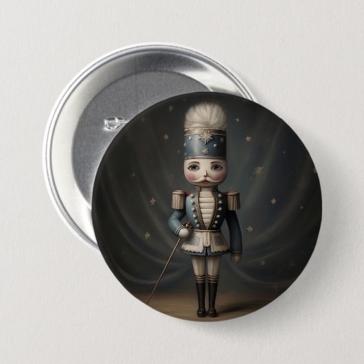 Nutcracker Ballet Fashion-Nutcracker Ronde Button 7,6 Cm (Voorkant /achterkant)