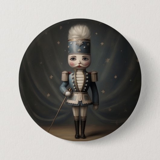 Nutcracker Ballet Fashion-Nutcracker Ronde Button 7,6 Cm (Voorkant)