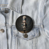 Nutcracker Ballet Fashion-Nutcracker Ronde Button 7,6 Cm (In situ)