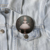 Nutcracker Ballet Fashion-Sugar Plum Fairy Ronde Button 7,6 Cm (In situ)