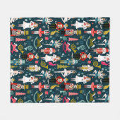 Nutcracker Ballet Fleece Deken (Voorkant (Horizontaal))