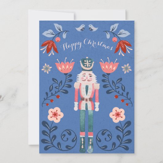 Nutcracker Ballet Foto met kerstmis Kaart (Voorkant)