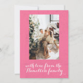 Nutcracker Ballet Foto met kerstmis Kaart (Achterkant)