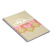 Nutcracker Ballet Gold Ornaments Notitieboek (Rechterzijde)