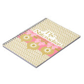 Nutcracker Ballet Gold Ornaments Notitieboek (Linkerzijde)