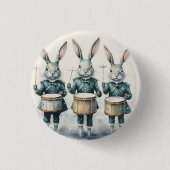 Nutcracker Ballet, Hare Drummers Ronde Button 3,2 Cm (Voorkant)