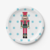 Nutcracker Ballet Illustratie Snowflake Papieren Bordje (Voorkant)