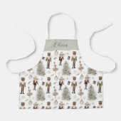 Nutcracker Ballet Kerst Persoonlijke Kinderen Schort (Voorkant)