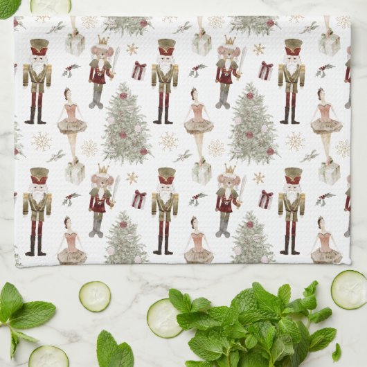 Nutcracker Ballet Kerst  Theedoek (Gevouwen)