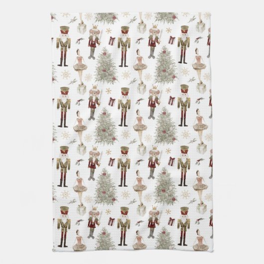 Nutcracker Ballet Kerst  Theedoek (Verticaal)