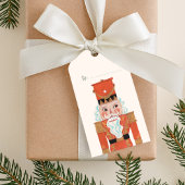 Nutcracker Ballet Kerstmis Cadeaulabel