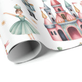 Nutcracker Ballet Kerstmis Cadeaupapier (Rol Hoek)