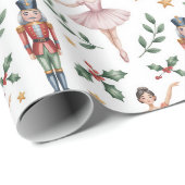 Nutcracker Ballet Kerstmis Cadeaupapier (Rol Hoek)