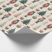 Nutcracker Ballet Kerstmis Cadeaupapier (Hoek)