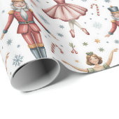 Nutcracker Ballet Kerstmis Cadeaupapier (Rol Hoek)