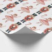 Nutcracker Ballet Kerstmis Cadeaupapier (Hoek)