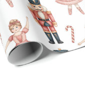 Nutcracker Ballet Kerstmis Cadeaupapier (Rol Hoek)