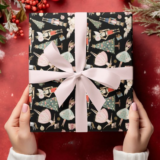 Nutcracker Ballet Kerstmis Cadeaupapier