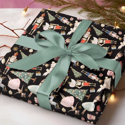 Nutcracker Ballet Kerstmis Cadeaupapier
