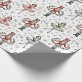 Nutcracker Ballet Kerstmis Cadeaupapier (Hoek)