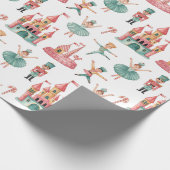 Nutcracker Ballet Kerstmis Cadeaupapier (Hoek)