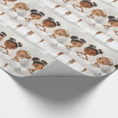 Nutcracker Ballet Kerstmis Cadeaupapier (Hoek)