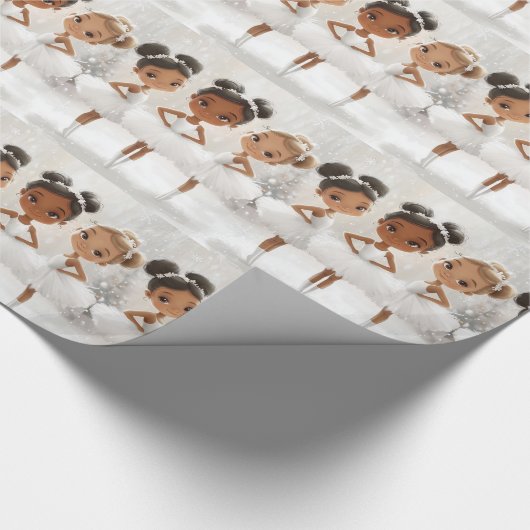 Nutcracker Ballet Kerstmis Cadeaupapier (Hoek)