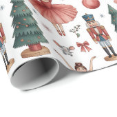 Nutcracker Ballet Kerstmis Cadeaupapier (Rol Hoek)