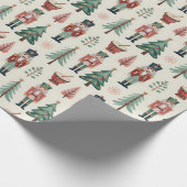 Nutcracker Ballet Kerstmis Cadeaupapier (Hoek)