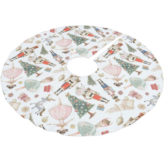 Nutcracker Ballet Kerstmis Kerstboom Rok (Gekanteld)