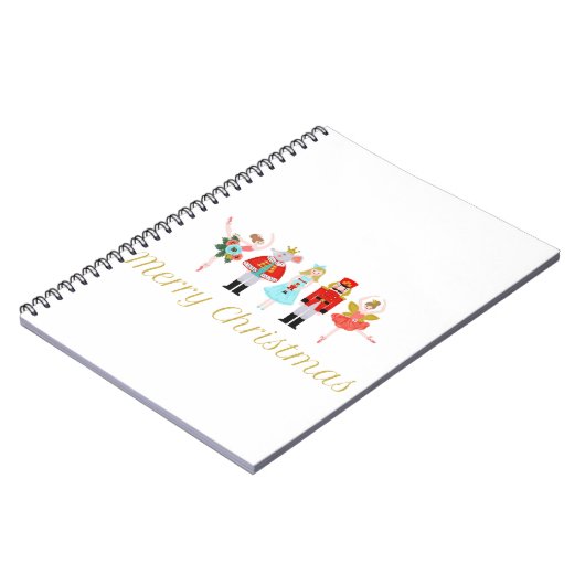 Nutcracker Ballet Kerstmis Notitieboek (Linkerzijde)