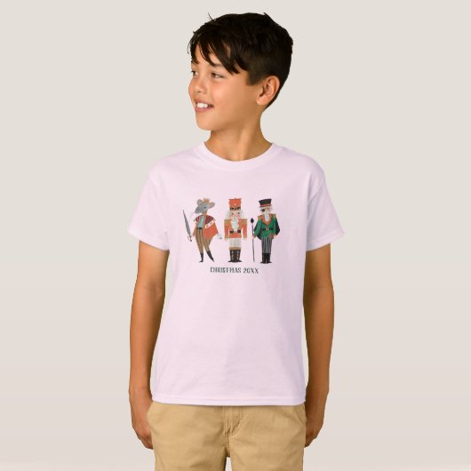 Nutcracker Ballet, kerstmis T-shirt (Voorkant volledig)