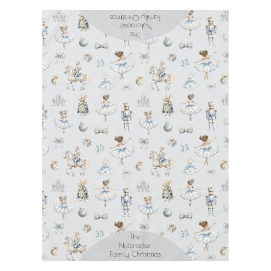 Nutcracker Ballet Kerstmis Tafelkleed (Voorkant)