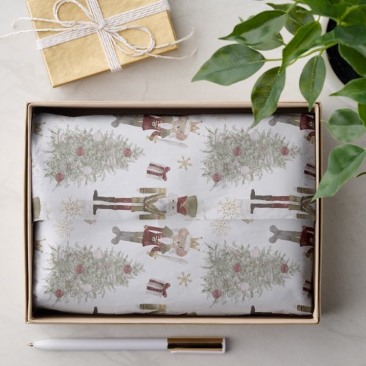 Nutcracker Ballet Kerstmis Tissuepapier (Geschenk)