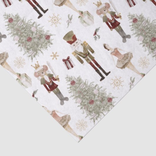 Nutcracker Ballet Kerstmis Tissuepapier (Detail)
