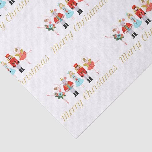 Nutcracker Ballet-kerstpapier Tissuepapier (Detail)