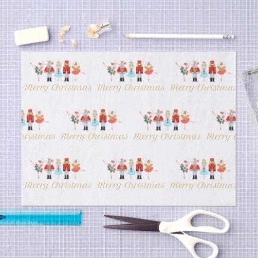 Nutcracker Ballet-kerstpapier Tissuepapier (Craft)