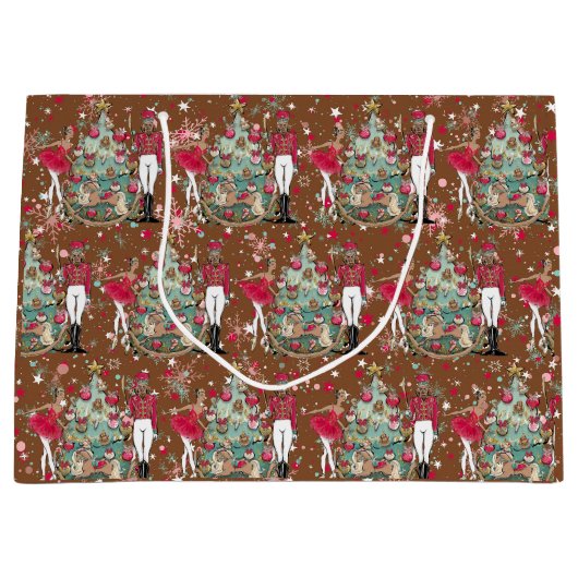 Nutcracker Ballet kersttas Groot Cadeauzakje (Voorkant)
