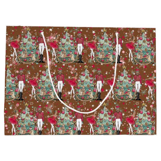 Nutcracker Ballet kersttas Groot Cadeauzakje (Achterkant)