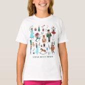 Nutcracker Ballet, kersttjirt T-shirt (Voorkant)