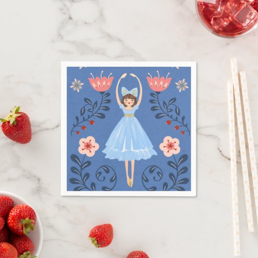 Nutcracker Ballet met kerstfoto Servet (Insitu)