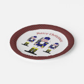 Nutcracker Ballet met Kerstmis Soldaat Buffalo Pse Papieren Bordje (Gekanteld)