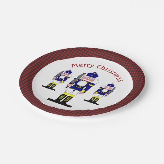 Nutcracker Ballet met Kerstmis Soldaat Buffalo Pse Papieren Bordje (Gekanteld)