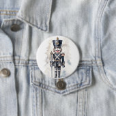 Nutcracker Ballet, Nutcracker Ronde Button 7,6 Cm (In situ)