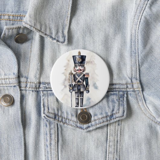 Nutcracker Ballet, Nutcracker Ronde Button 7,6 Cm (In situ)